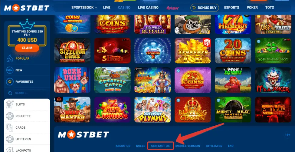 Mostbet Support Contacts
